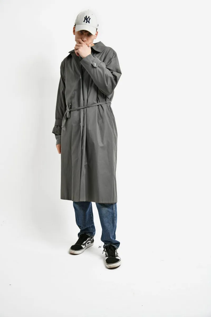 Vintage detective trench coat grey