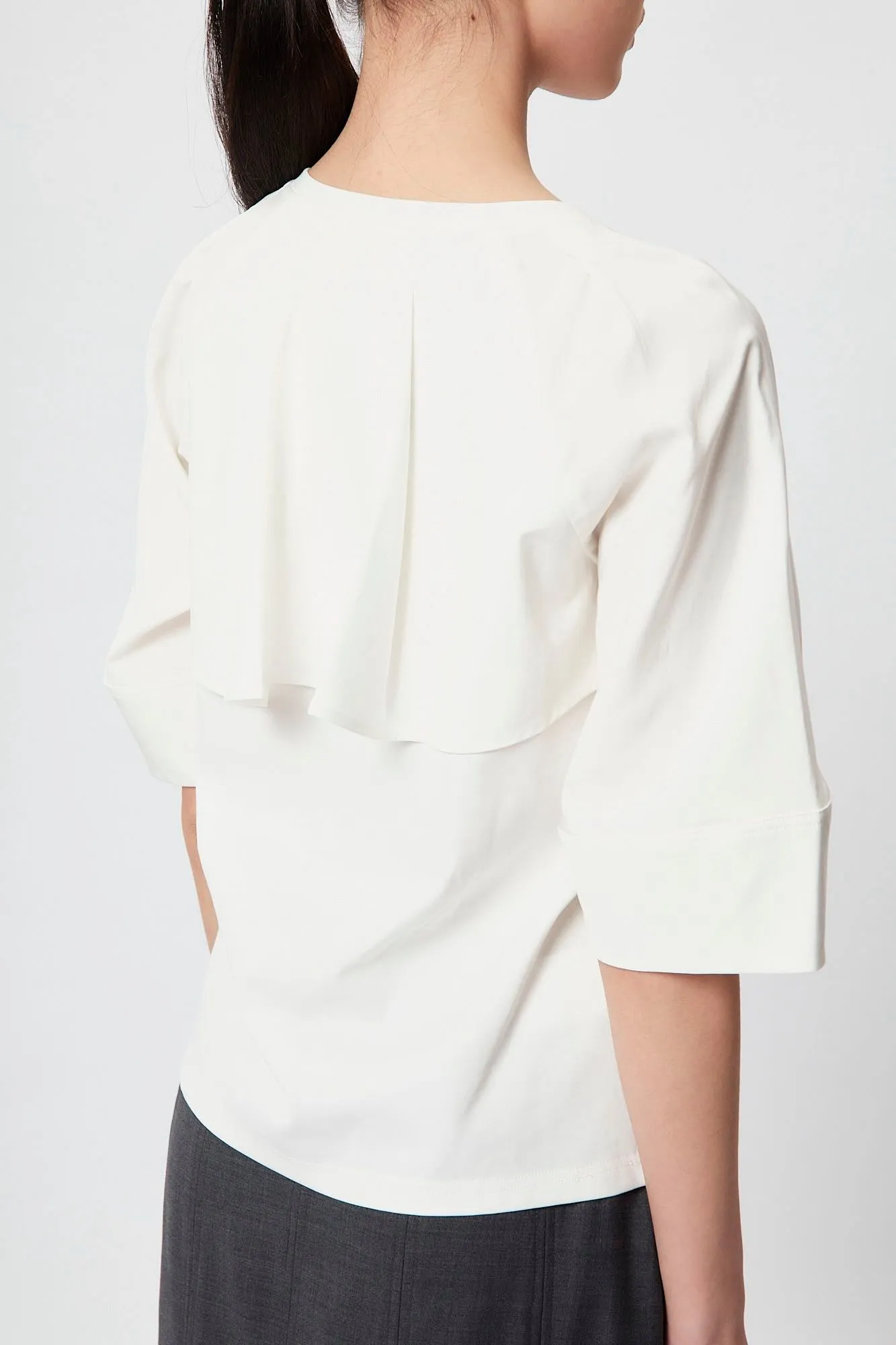 White Trench T-Shirt