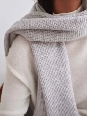 White Warren thermal scarf