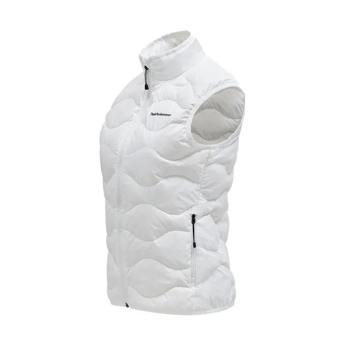 White Woman's Down Puffer Vest Jacket