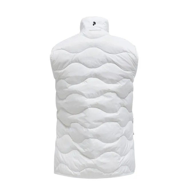 White Woman's Down Puffer Vest Jacket