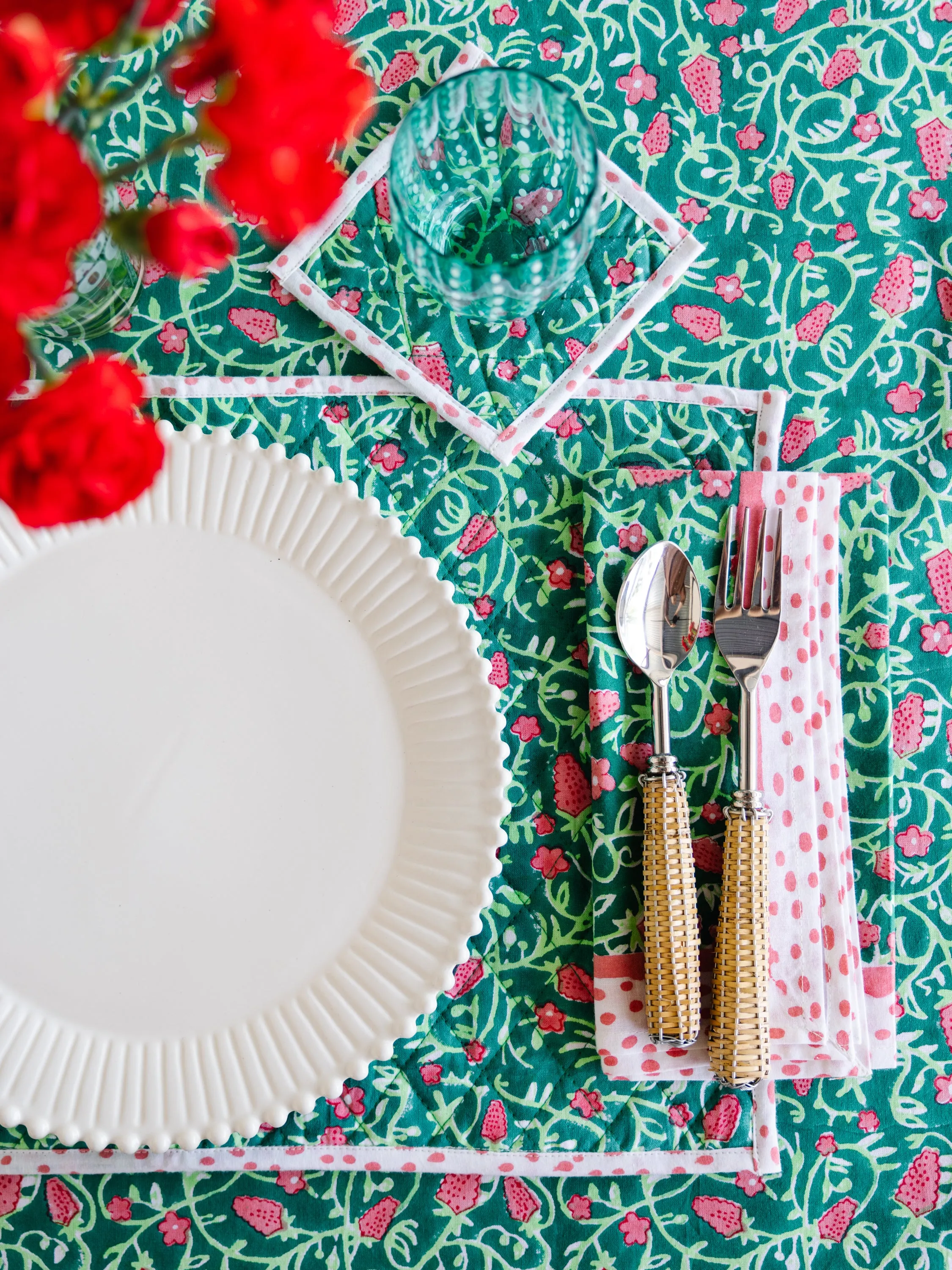 Winter Advent Holiday Tablecloth