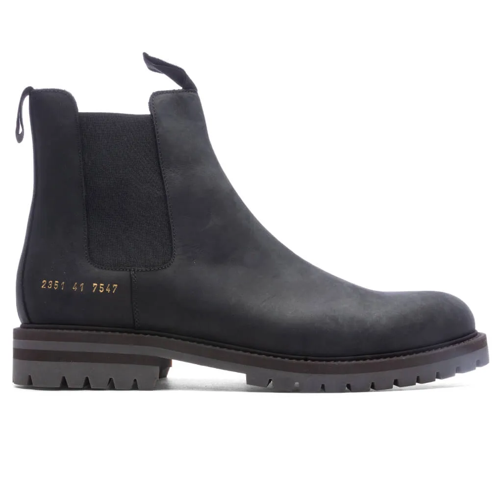 Winter Chelsea - Black can be rewritten as Stylish Black Winter Chelsea Boots