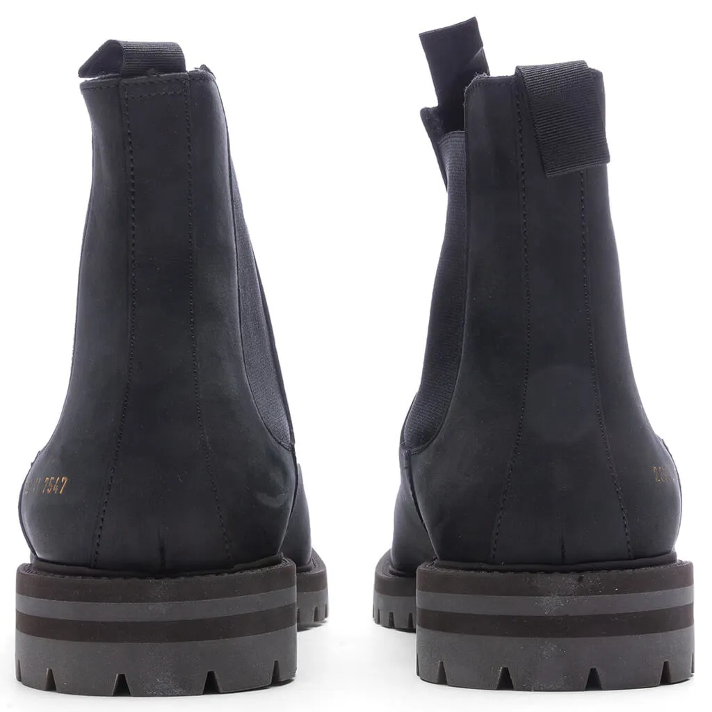 Winter Chelsea - Black can be rewritten as Stylish Black Winter Chelsea Boots