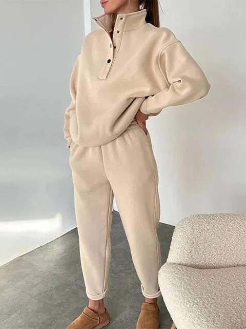 Winter Fitness Tracksuit Set for Women