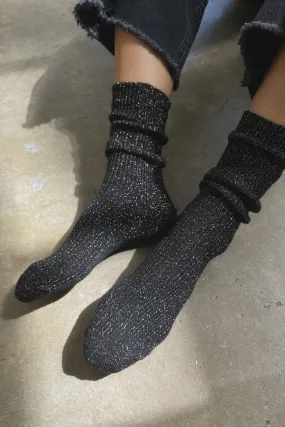 Winter Glitter Socks