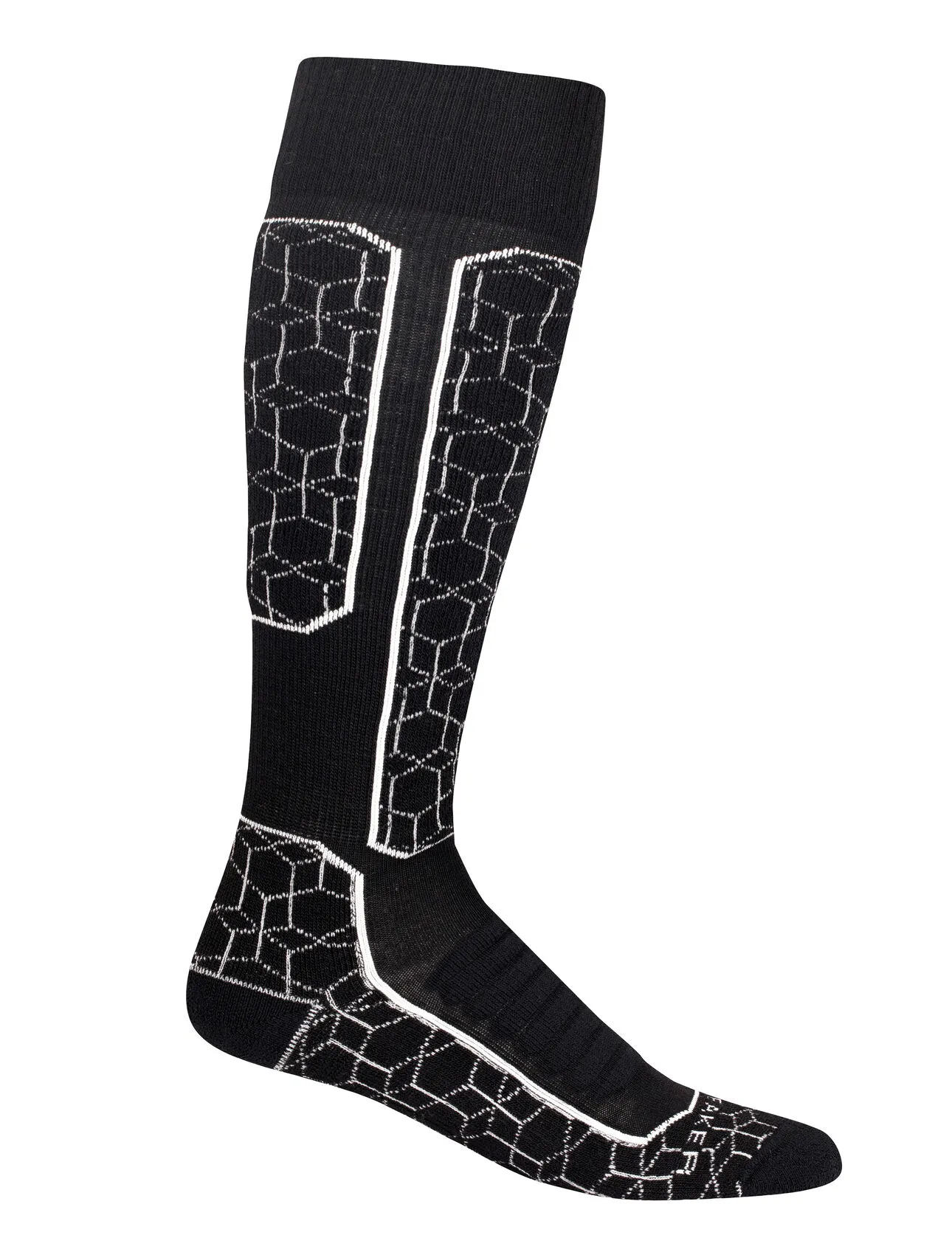 Women's Alpine Ski Socks with Geometric Pattern