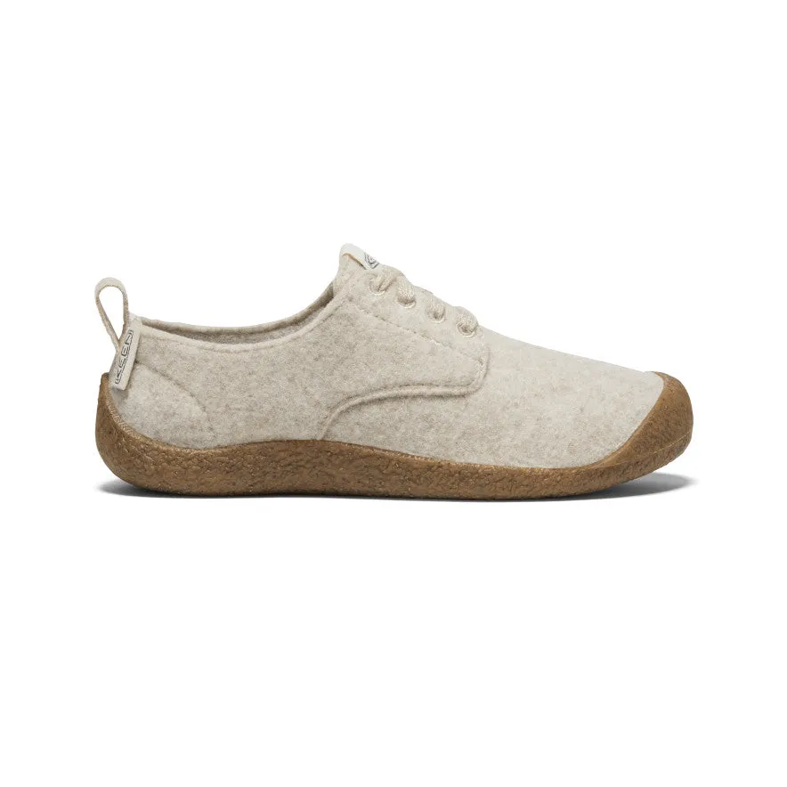 Women's Felt Derby Shoe | Natural/Birch - Shop now