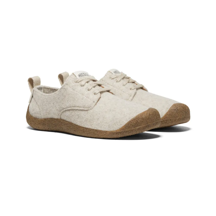 Women's Felt Derby Shoe | Natural/Birch - Shop now