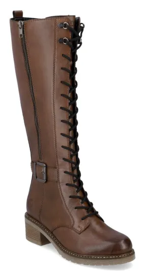 Women's Leather Knee High Boot - Remonte D1A74-22 | Discount Price