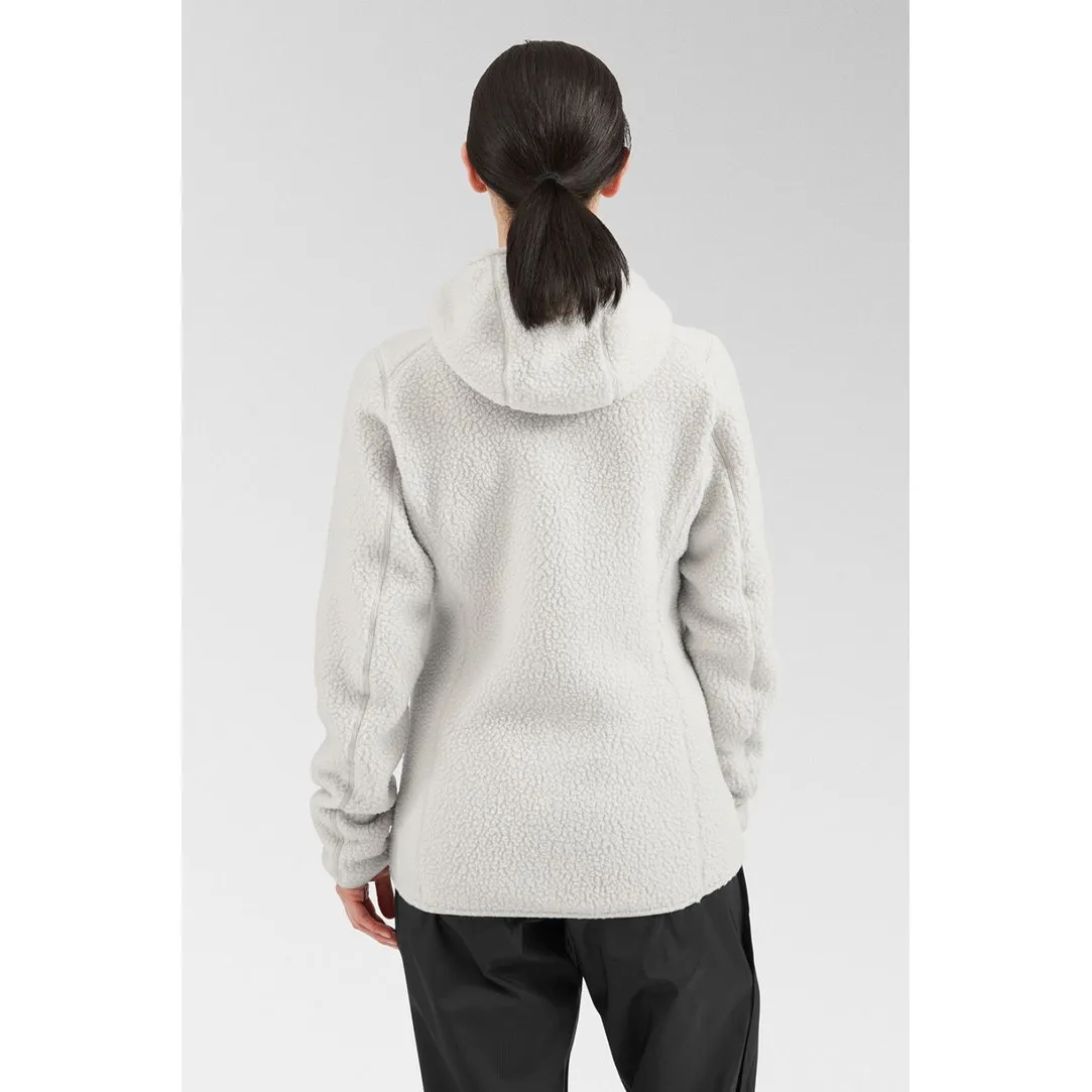 Womens Shearling Hoodie Fleece Jacket