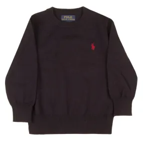 Wool Pullover - Kid's Blue Navy