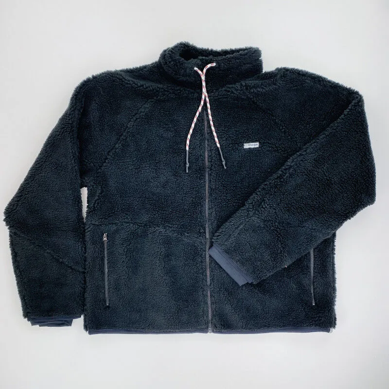 Wrangler Sherpa Fleece Jacket - Donna - Nero - Seconda mano - Disponibile in taglia L.