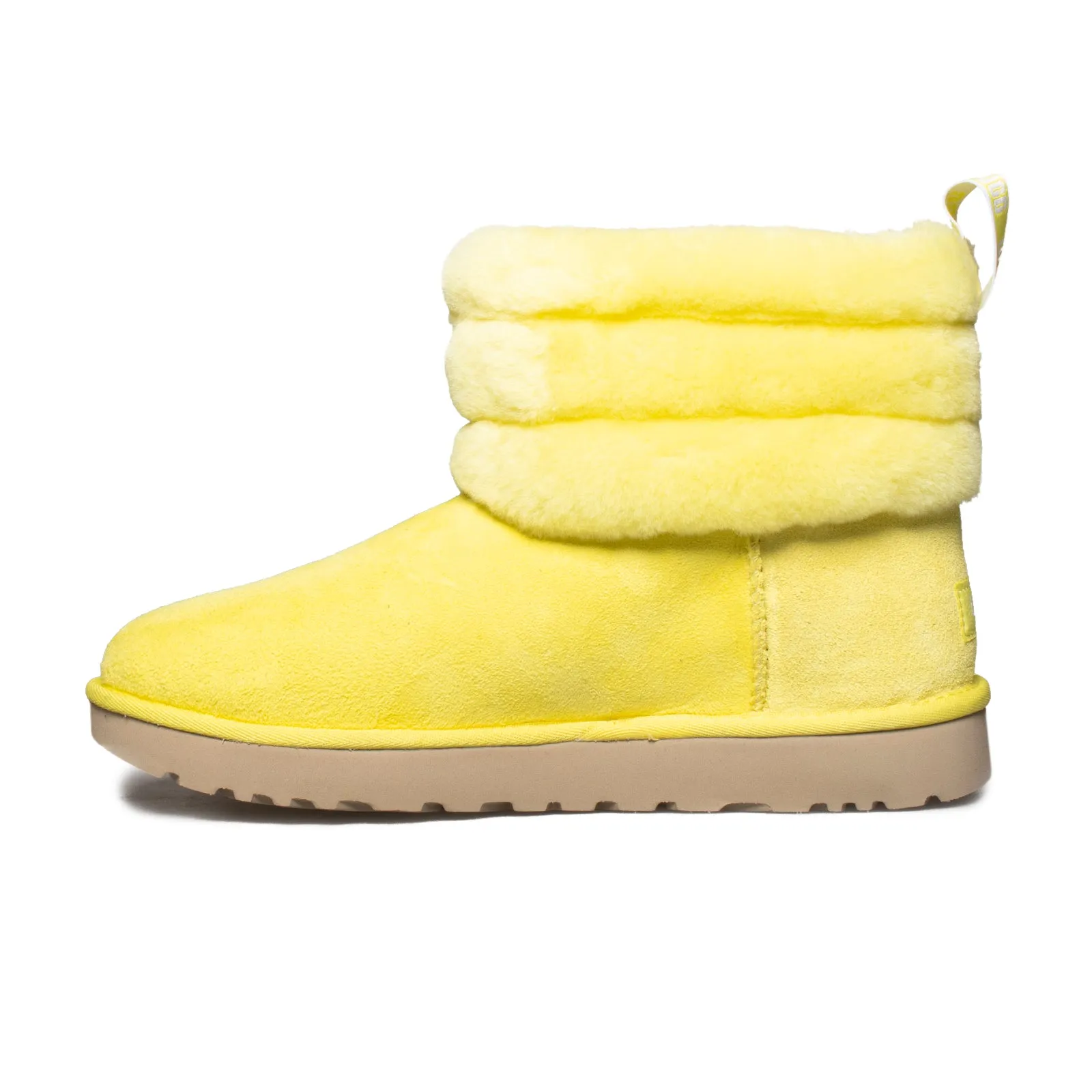 Yellow UGG Fluff Mini Quilted Margarita Women's Boots | Buy Now